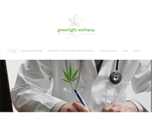 Tablet Screenshot of greenlightmmj.com